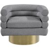 Meridian Furniture,Tessa Boucle Fabric Accent Chair - 3 of 4