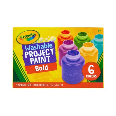 4oz Clean Colors® Washable Finger Paint 6-Pack Set