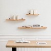 MH London Force 36" Set of 3 Wall Mounted Shelves Mango Wood - 4 of 4