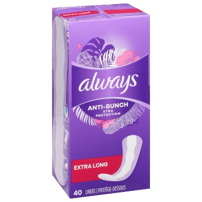 Always Regular Xtra Protection Anti-Bunch Liners 60 ea