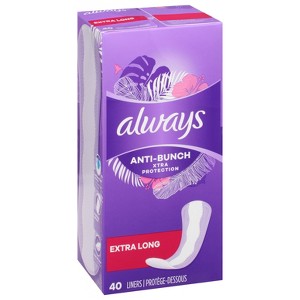 Always Regular Xtra Protection Anti-Bunch Liners 60 ea - 1 of 2