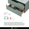Citiscape Modern Bathroom Vanity with Textured Drawer Fronts - 3 of 4