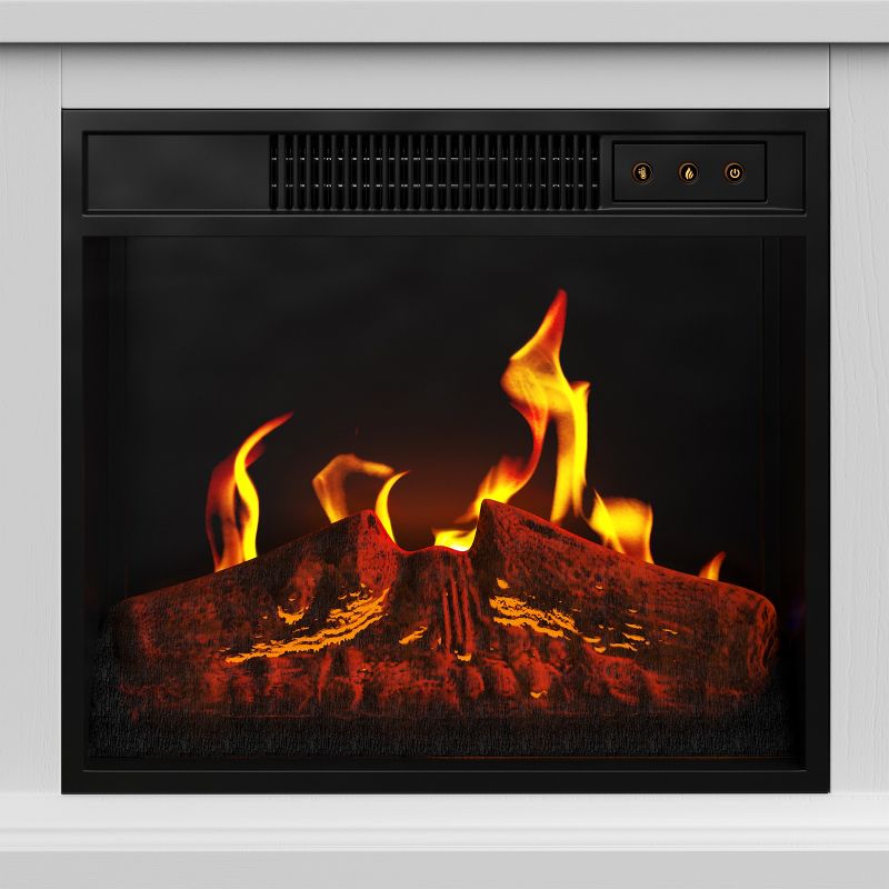 Northwest Freestanding Electric Fireplace with Mantel and Remote, 2 of 13