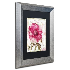 Trademark Fine Art -Color Bakery 'Lepink With  Bee' Matted Framed Art - 1 of 4