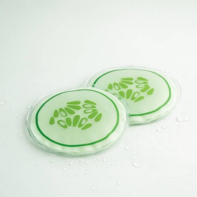 YES STUDIO Cooling Gel Eye Pads - Cool As A Cucumber - 2ct