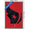 Trends International NFL Houston Texans - Logo 25 Framed Wall Poster Prints - 3 of 4