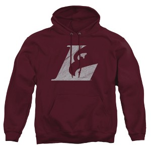 Campus Lab University Of Wisconsin La Crosse Official Distressed Primary Logo Adult Pull-Over Hoodie - 1 of 4