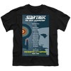 Boys' Star Trek Tng Season 1 Episode 2 T-Shirt Black X Small - 2 of 4