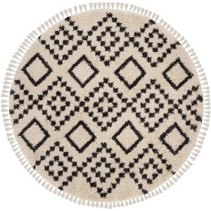 Moroccan Fringe Shag MFG245 Power Loomed Indoor Rugs - Safavieh - 1 of 3