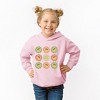The Juniper Shop Smiley Flowers With Sunglasses Toddler Graphic Hoodie - 2 of 3