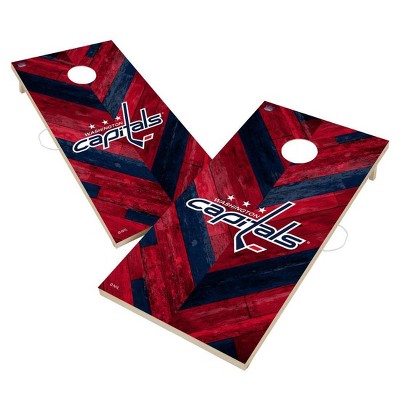 NHL Washington Capitals 2'x4' Solid Wood Cornhole Board