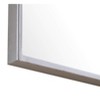 Elegant Decor Monet 42" x 28" Rectangle Metal Frame Mirror in Silver - 2 of 4