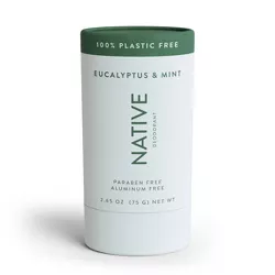 Native Plastic Free Eucalyptus and Mint Deodorant - 2.65oz