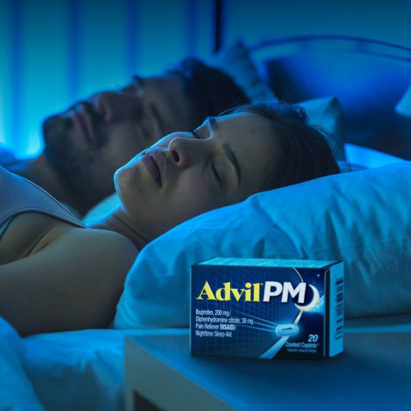 Advil PM Liqui-Gels Pain Reliever/Nighttime Sleep Aid Liquid Filled Capsules - Ibuprofen (NSAID), 5 of 11