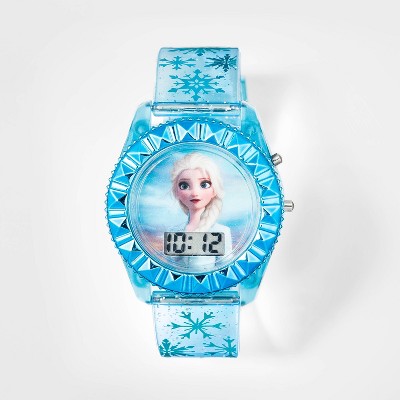  Girls' Disney Elsa Watch - Blue 