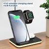 Link 4-in-1 Wireless Charging Stand with Night Light Compatible with iPhone 14/13/12, AirPods 3/2/pro, Apple Watch 7/6/5/SE/4/3/2/1 - image 4 of 4