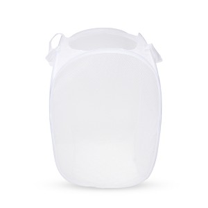 Unique Bargains Folding Round Laundry Basket 14.17"x22.83" 1 Pc - 1 of 4