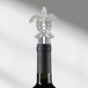 Unique Bargains Bottle Stoppers Aluminum Alloy TPE Black Silver Tone 4.61"x1.77"x0.79" 1 Pc - 2 of 3