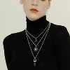Y2K Sun & Moon Necklace | Crystal Crescent Goth Witch Layered Gift - 3 of 4