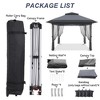 12 x 12ft Pop-up Gazebo, Double Roof Outdoor Canopy Tent with Mosquito Netting - 2 of 4