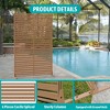 NAYSAYE Privacy Fence Screen Panels Wall Ultra Thick HDPE Wind Resistant for Outdoor Balcony Outside Backyard Garden, 45.47"*15.75"*72.05" - 4 of 4