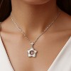 Silver Copper Star & Heart Modern Women's Necklace - 4 of 4