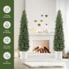 3FT Faux Cedar Tree, Outdoors UV Protection Faux Cedar Tree Pine Tree, Outdoor Front Porch Décor 2Pcs - 4 of 4
