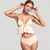 Anna-Kaci Swim Women's Halter Bikini Set with Ruffle Tank Style Top and High Waist Bottoms - 2 of 4