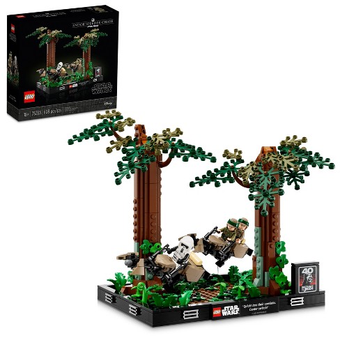 Lego Star Wars Endor Speeder Chase Diorama Collectible Building Set 75353 :  Target