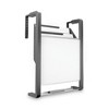 Quartet Hanging File Pocket with Dry Erase Board, 3 Sections, Letter Size, 15" x 4", x 20", Black - 2 of 4