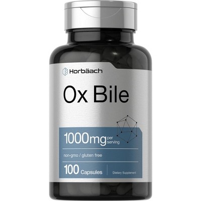 Horbaach Ox Bile 1000mg | 100 Capsules