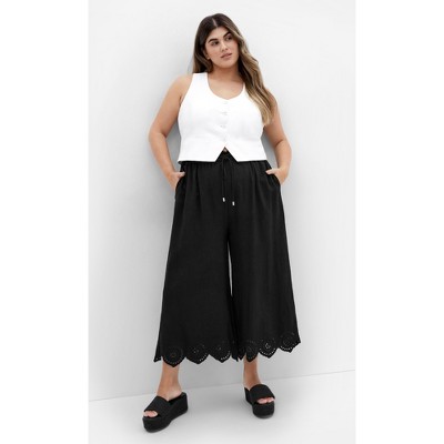 Women's Plus Size Alaia Pant - black | CITY CHIC