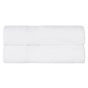 Modern Solid Classic Luxury Egyptian Cotton Towel Set by Blue Nile Mills - 1 of 4