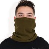 Anna-Kaci Men's Winter Neck Warmer Fleece Gaiter Neck Cover Balaclava Outdoor Windproof Face Cover Mask - 3 of 4
