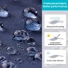 Pellebant 10FTx 12.5FT Patio Cantilever Umbrella with Base Double Top UV30+ High-strength Aluminum Pole with 360°Rotation 5 Heights Adjustable - 3 of 4