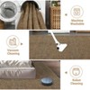 Washable Area Rug for Living Room, Ultra Thin Soft Boho Waffle Print Non-Slip Carpet, Large Bedroom & Dining Room Rug - 4 of 4