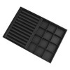 Unique Bargains PU Leather Jewelry Organizer Trays with Removable Dividers for Drawers - 3 of 4