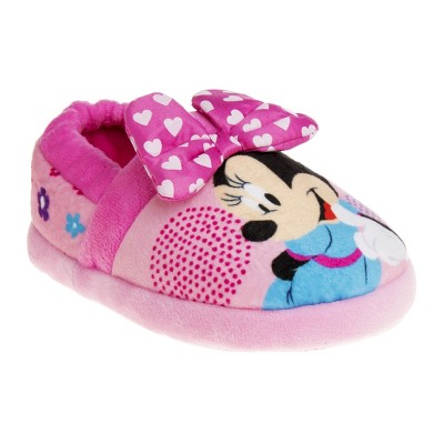 Disney Minnie Mouse Toddler Girls'  "Papercut Love" Classic Slippers