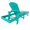 WestinTrends Dylan Adirondack Poly Reclining Chaise Lounge With Arms - 4 of 4