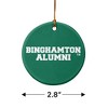 Binghamton University Bearcats Alumn Porcelain Holiday Christmas Tree Ornament - 3 of 4
