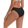 INSPIRE CHIC Women's Low-Waisted Butt Lifting Underwear Thread Cotton Comfortable Briefs 5 Packs - 2 of 4