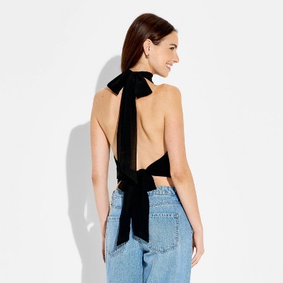 Women's Chiffon Halter Top - Wild Fable™