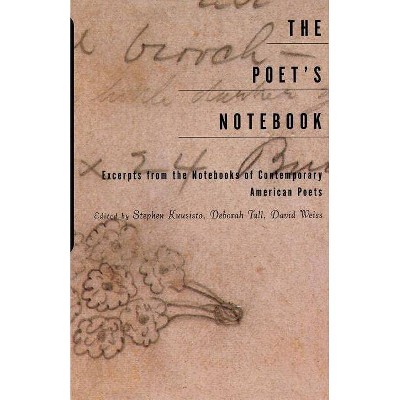 The Poet's Notebook - by  Stephen Kuusisto & Deborah Tall & David Weiss (Paperback)