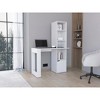 NicBex Bookcases for Living Room 6-shelf Home Writing Desk Unit Bookshelf for Home Office, and Bedroom Storage - 4 of 4