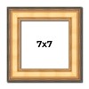 PosterPalooza | Square Traditional Gold Picture Frame - UV Acrylic, Foam Board Backing, Hanging Hardware - 2 of 4