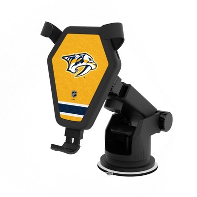 NHL Western Conference Teams Stripe 10-Watt Wireless Car Charger