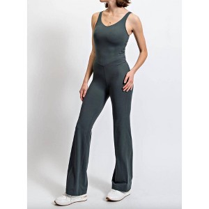 Women's Butter Soft Fitted Jumpsuit - RAE MODE - 1 of 3