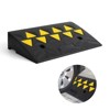 Rubber Curb Ramp, Rise Height Sidewalk Curb Ramp,Driveway Ramp or Forklifts, Trucks, Buses, Cars, Wheelchairs, Bikes - 2 of 4