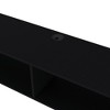 59.1" Manufactured Wood Floating TV Stand Moore with Two Shelves and Cable Management for Living Room and Bedroom - 3 of 4
