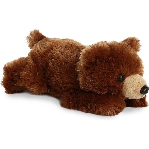 Aurora® Mini Flopsie™ Grizzly Bear 8 Inch Stuffed Animal Plush - 1 of 2